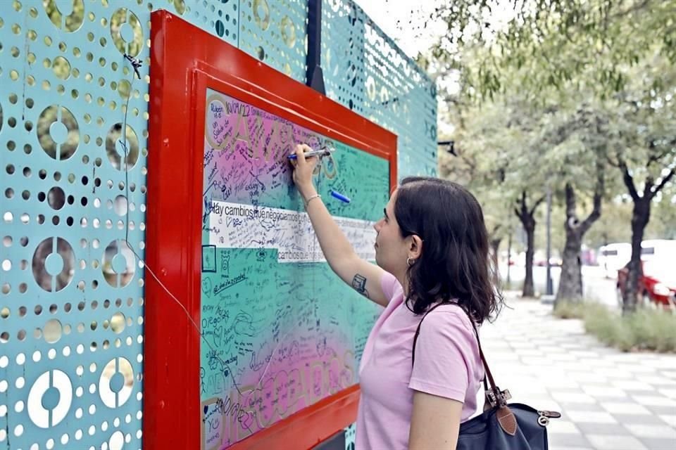 'Somos' es una expo de Fundación FEMSA y DistritoTec, en la que colaboraron Sara Medina, Sheila Ferniza y Gemma Argüello.