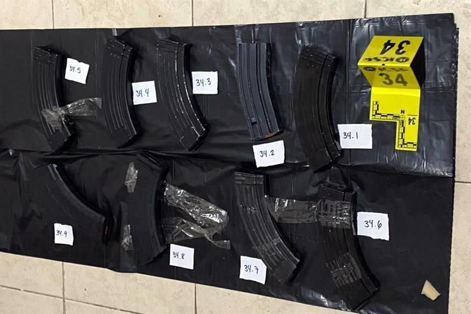Cargadores del armamento quedó bajo investigación de las autoridades.