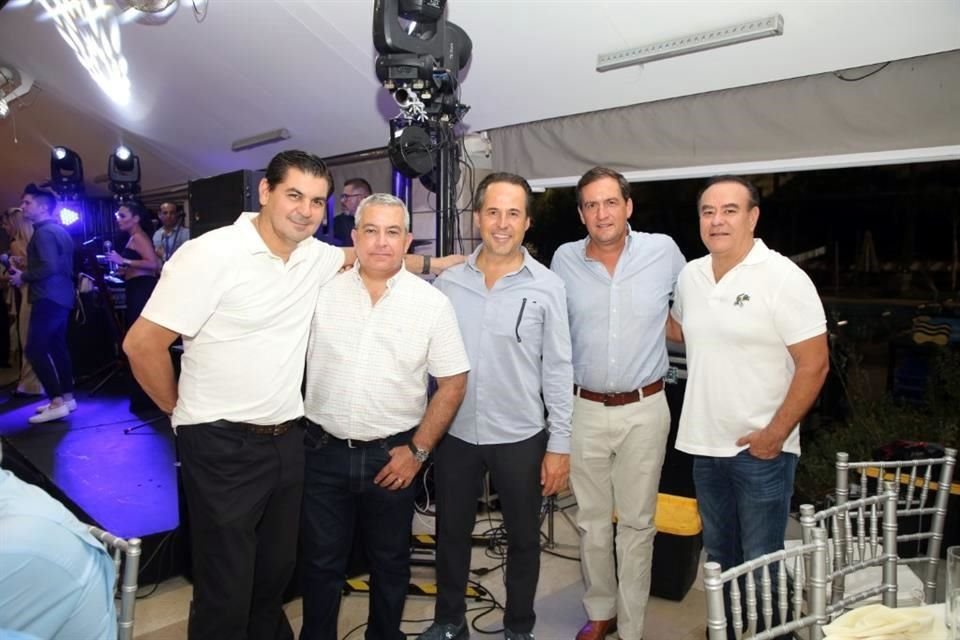 Oscar Lozano, José Manuel Zambrano, Carlos Llovera, Jorge Sagaón y Manuel Gallardo