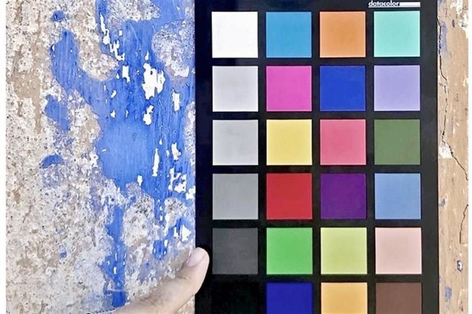 La investigación revela que la arquitectura tradicional solía colorearse con rojos, azules, ocres y verdes.