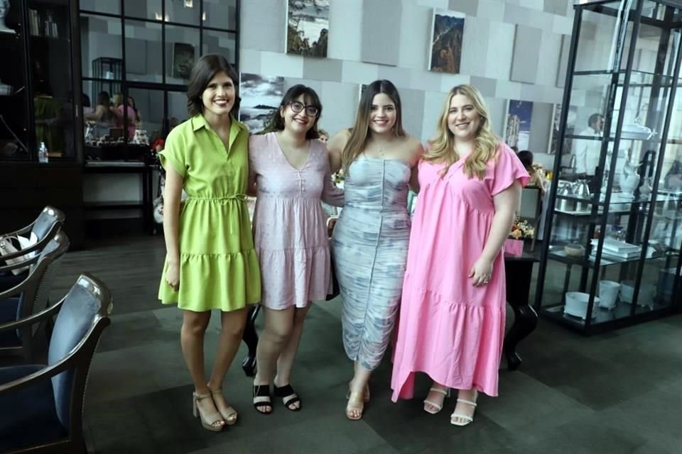 María Luisa Cantú, Cinthia de León, Daniela Chacón y Alejandra Barovier