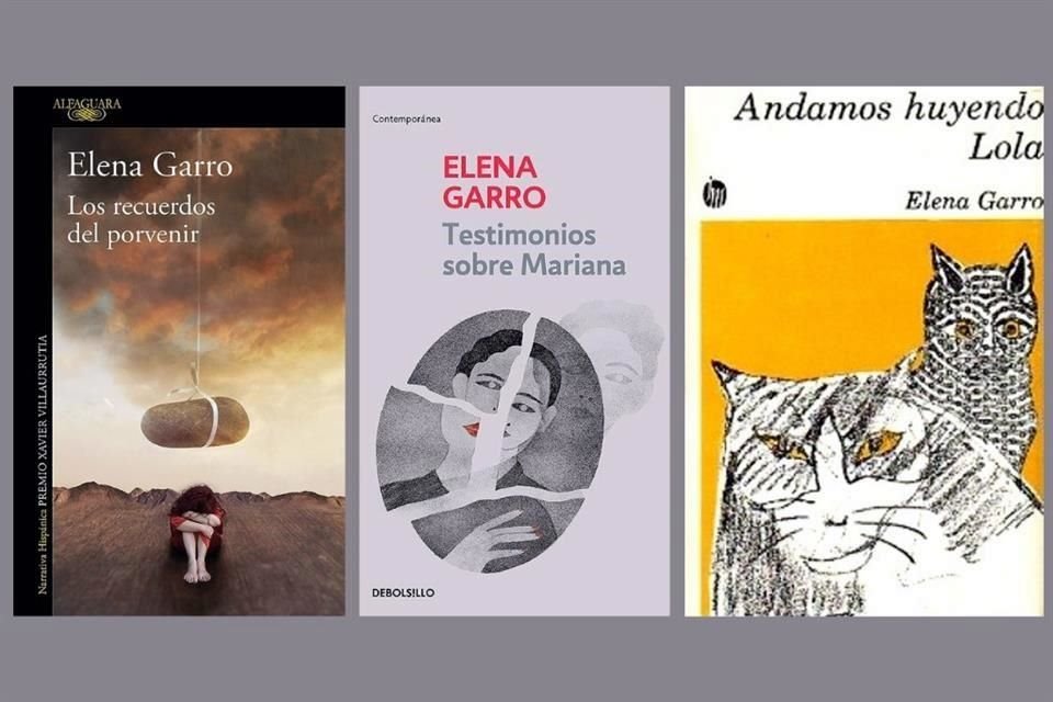 Entre las obras de Elena Garro destacan: Los recuerdos del porvenir (1963), Testimonios sobre Mariana (1981) y Andamos huyendo Lola (1980).