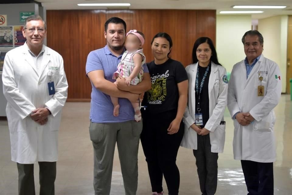 El órgano donado a la niña de un año, originaria de Ciénega de Flores, fue preservado en el Hospital General de Zona No. 14 del IMSS en Hermosillo, Sonora.