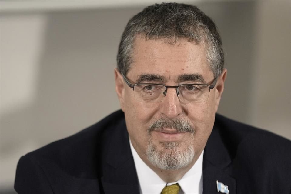 Bernardo Arévalo durante una conferencia de prensa en Ciudad de Guatemala, el 20 de agosto de 2023.