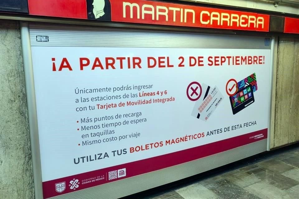 Las obras de sustitución están acompañadas de una campaña de difusión y la colocación de diferentes lonas informativas en todas estaciones.