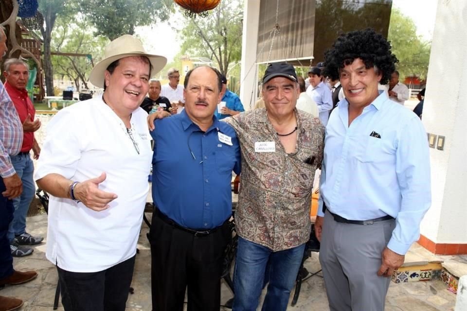 Eduardo Treviño, José Juan Garza Martínez, José Caballero y Alejandro Bueno