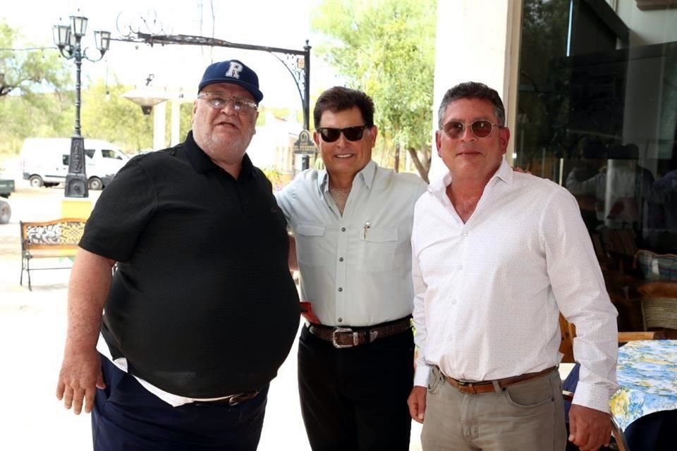 Fito Elizondo, Jorge Montemayor y Luis Montemayor