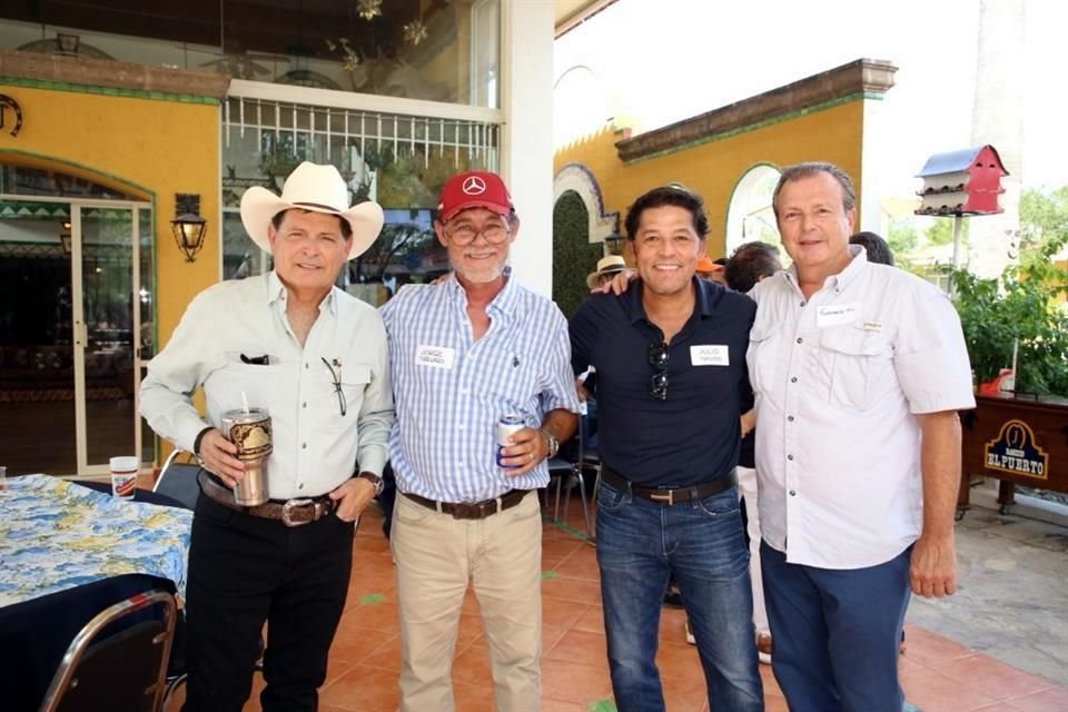 Jorge Montemayor, Jorge Treviño, Julio Treviño y Fernando González