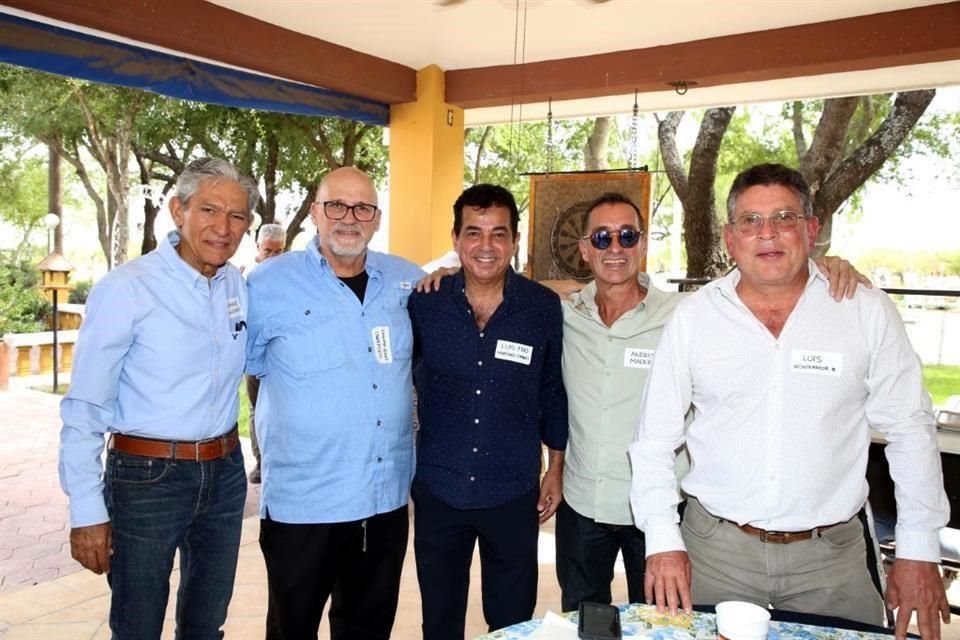 Armando Maldonado, Guillermo Garza Martínez, Luis Fernando Martínez Chávez, Andrés Madero y Luis Montemayor  
(SM)