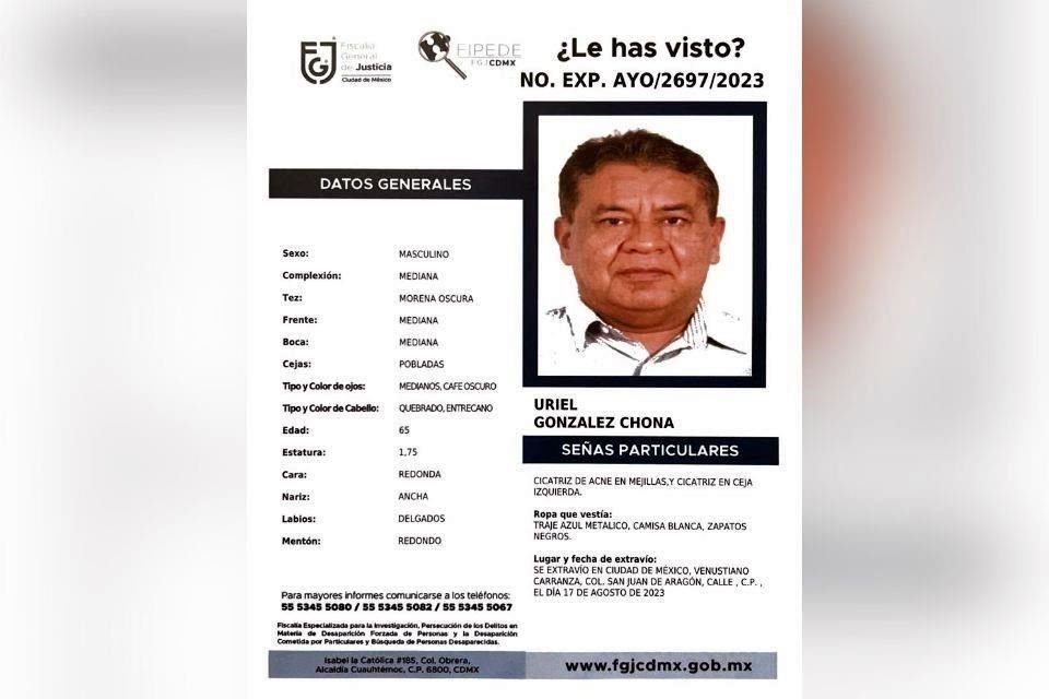 Uriel González Chona dejó todas sus pertenencias en su oficina y salió antes de su horario habitual.