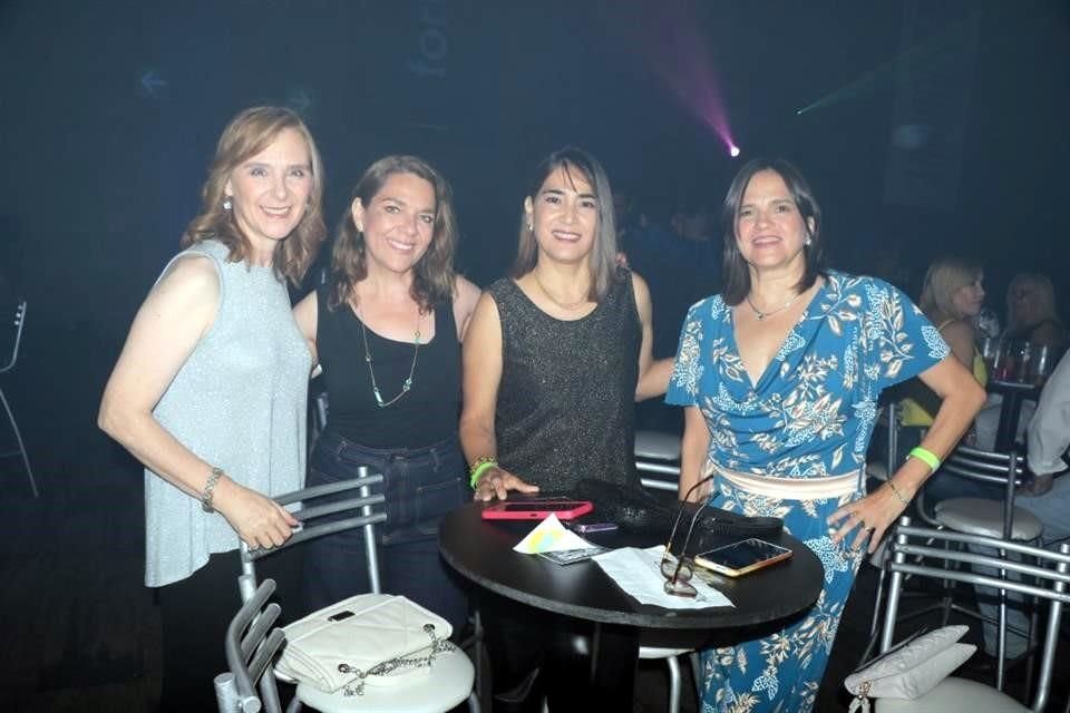 Claudia Mijares, Martha Rincón, Mireya Aguilar  y Adriana González