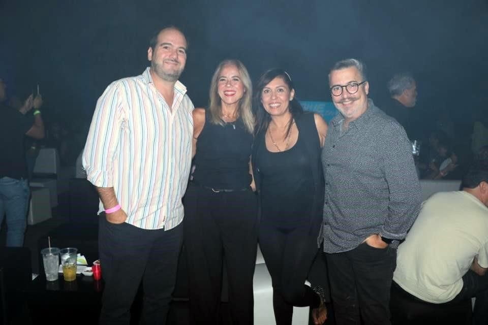 Jesús Castaño, Paola Altamirano, Brenda Blake y Luis Fernando Lozano