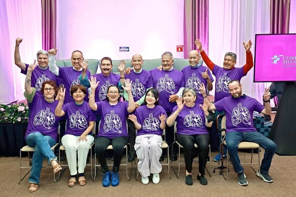 Este grupo celebró ser parte de un programa médico esperanzador.