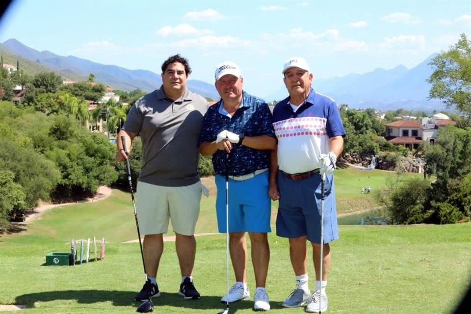 Pato Huerta, Héctor Delgado y Ángel Mario Huerta