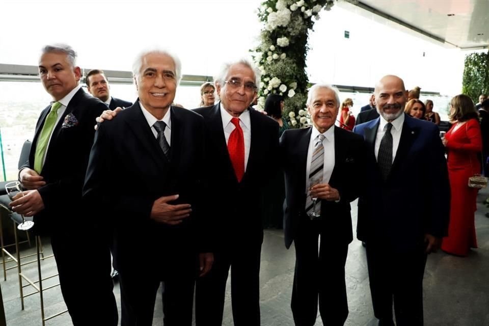 Humberto Reyes, Francisco Suárez, José María Ávalos y Alberto Villarreal