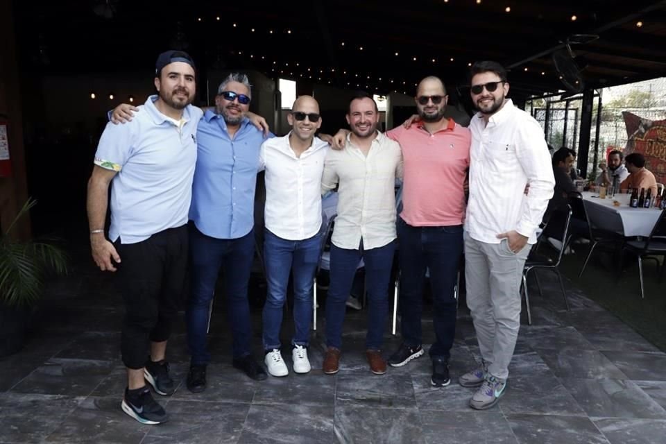 Eugenio de la Garza, Mauricio Camacho, Eduardo Rodríguez, David Canavati, Sergio Garza y Francisco Colomo