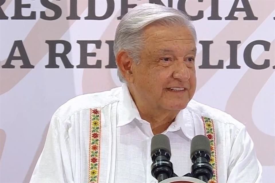 El Presidente durante su Informe de Gobierno en Campeche.