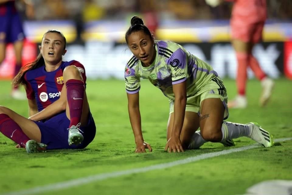 Repasa las acciones del duelo amistoso internacional entre Tigres Femenil y Barcelona Femenil, campeón de Europa.