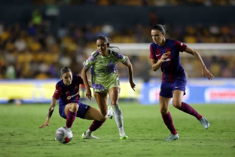 Repasa las acciones del duelo amistoso internacional entre Tigres Femenil y Barcelona Femenil, campeón de Europa.