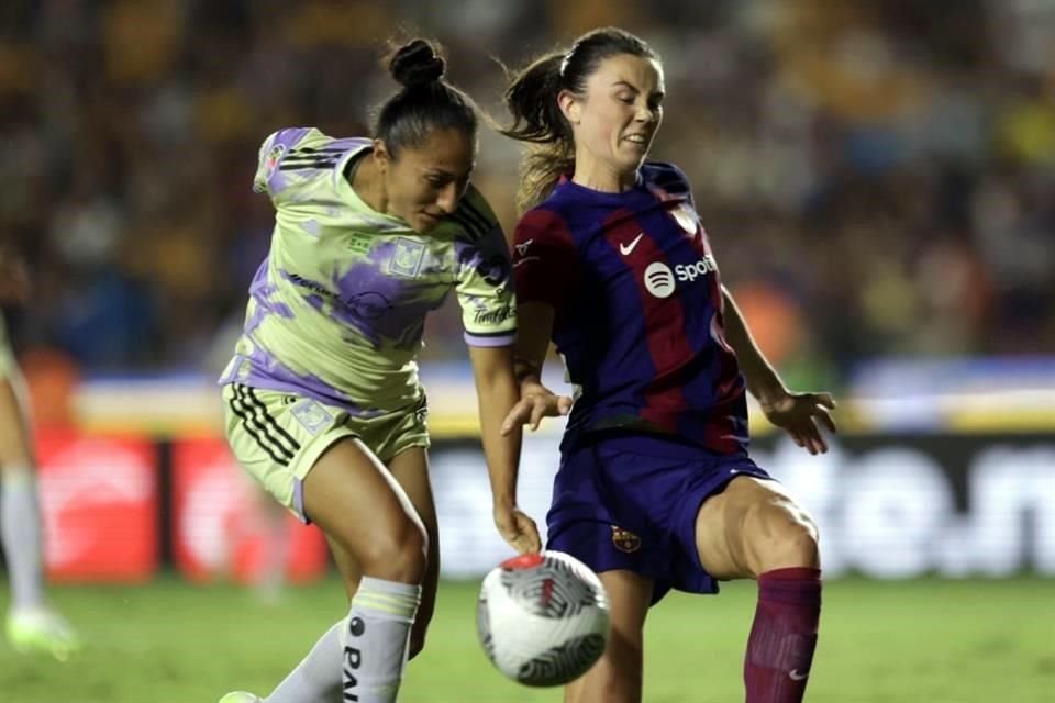 Repasa las acciones del duelo amistoso internacional entre Tigres Femenil y Barcelona Femenil, campeón de Europa.