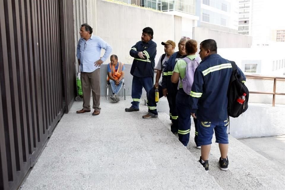 La inconformidad de los trabajadores era notoria.