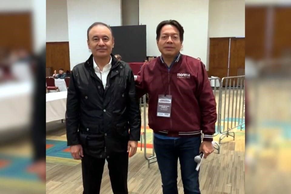 El líder de Morena, Mario Delgado, y el presidente del Consejo Nacional, Alfonso Durazo, salieron al paso de las críticas de Ebrard.