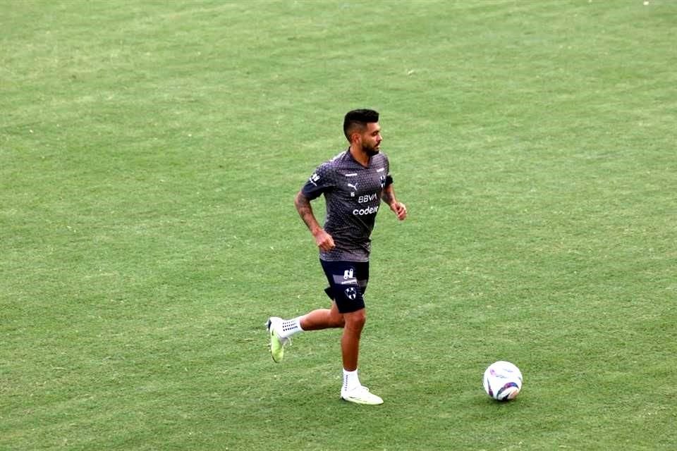 Jesús Manuel Corona entrenó hoy por primera vez en su segunda etapa como Rayado.