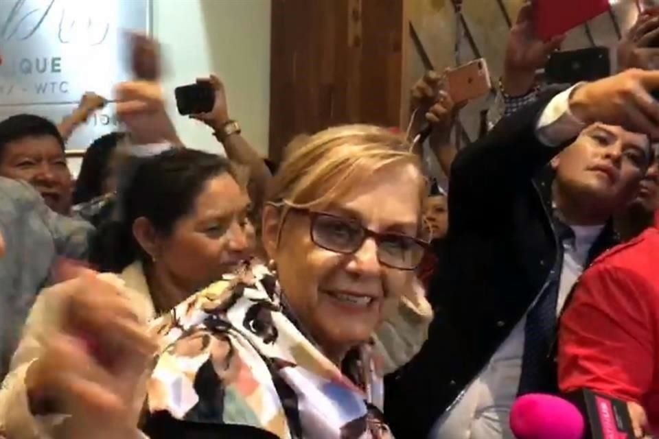 Malú Mícher afirmó que Ebrard es un gran demócrata y estadista.