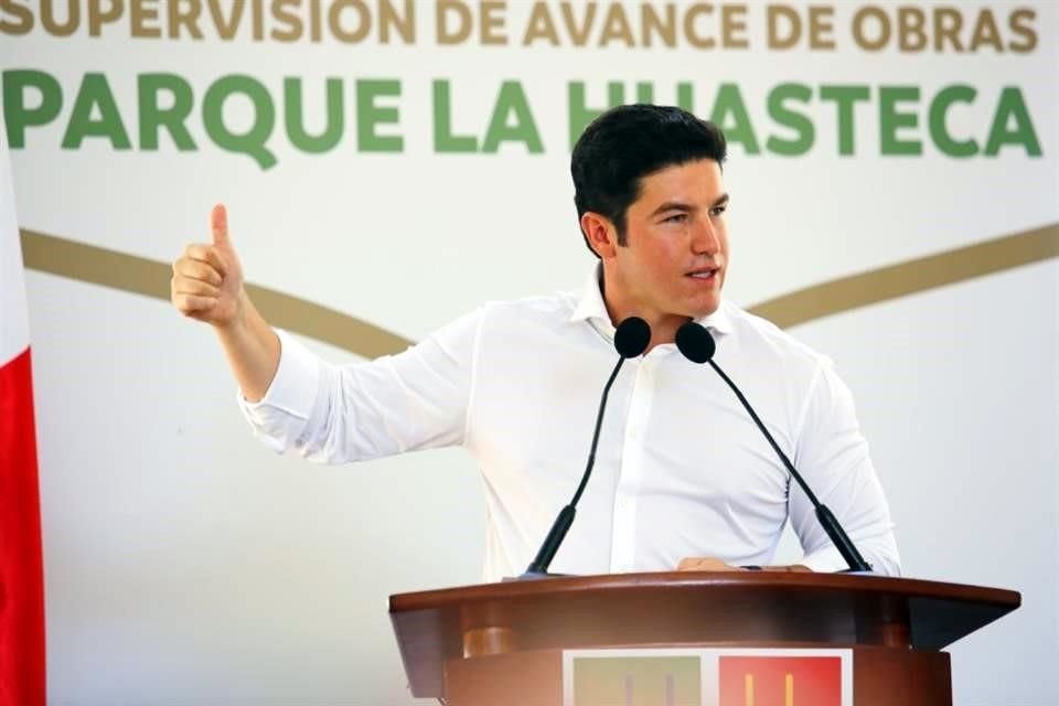 'La planta (de Tesla) que en marzo anunciamos, ya bórrenla del mapa, pinta para ser el doble de grande', aseguró Samuel García.