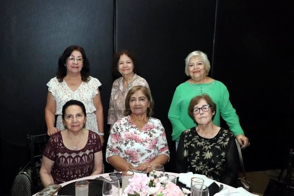 Eloisa Ríos, Amalia Alonso, Florinda de León, Esthela Jiménez, María de la Luz Ramírez y Beatriz Rodríguez