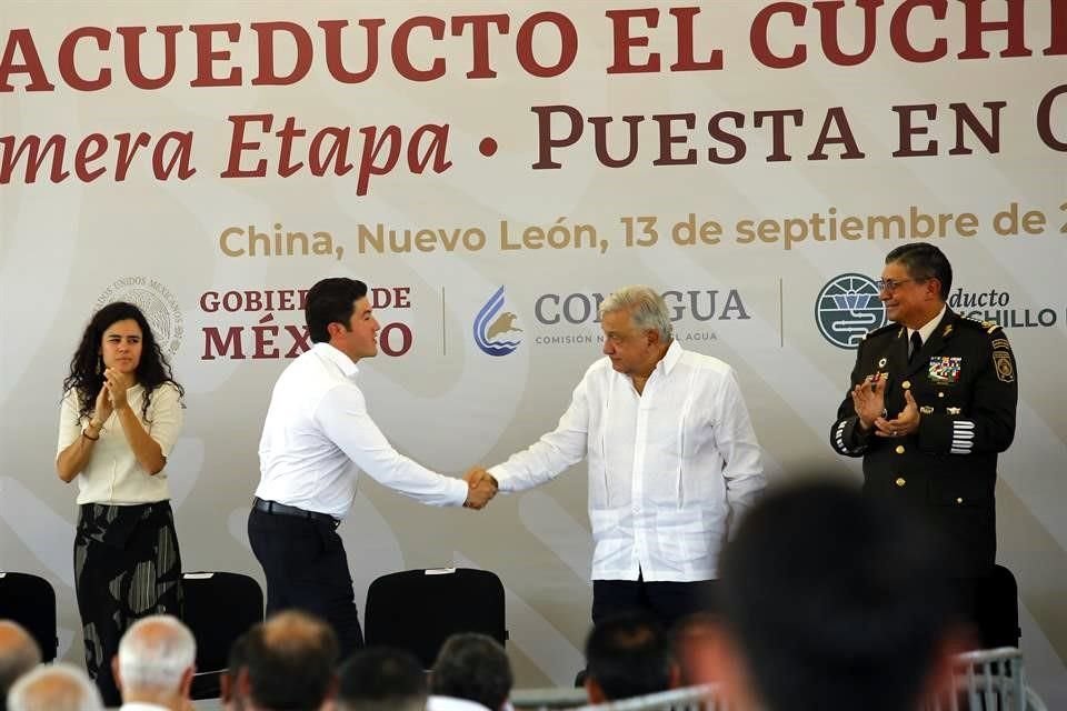 El Presidente Andrés Manuel López Obrador se dio tiempo para felicitar y agradecer al Gobernador Samuel García.