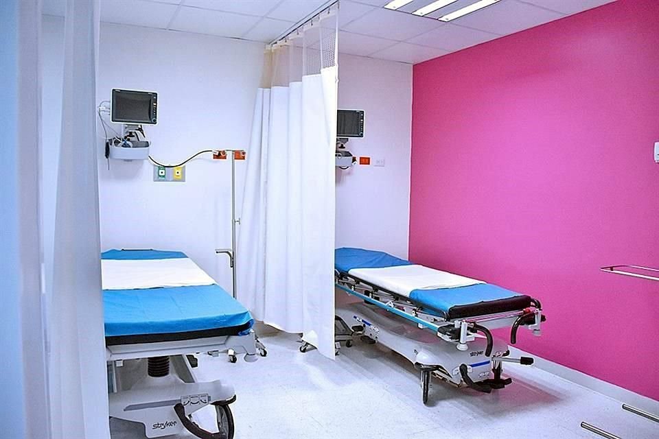 Parte del área de recuperación.