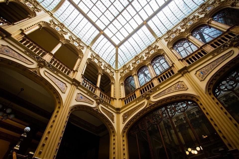 El edificio histórico fue la sede del evento de cancelación de las estampillas.