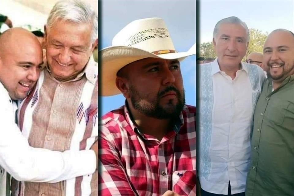 El hijo del Alcalde chiapaneco tenía fotos con diversos personajes de Morena, entre ellos AMLO.