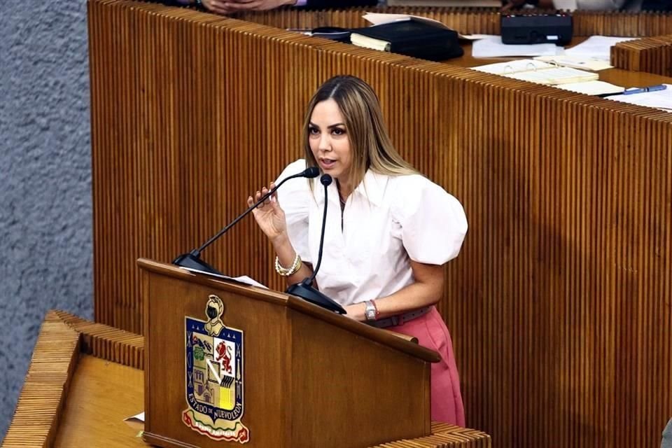 Perla Villarreal, presidenta de la Comisión de Presupuesto del Congreso.