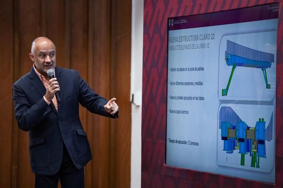 Autoridades locales informaron sobre el desmontaje del 'Claro 22' para su reconstrucción total como parte del reforzamiento de la Línea 12 del Metro.