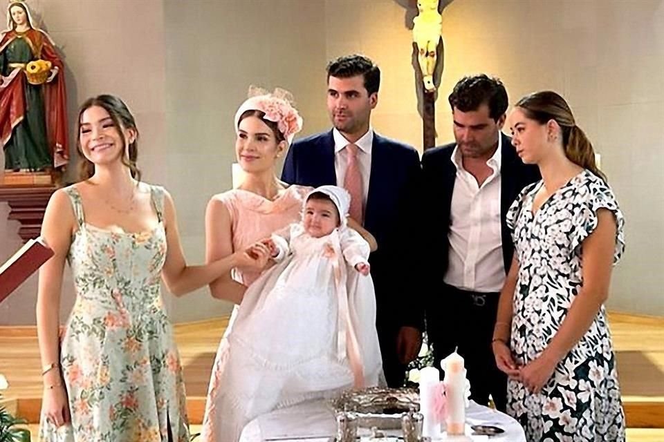 Elena Jaime, Isa Jaime de Perusquia con Ana Isabel, Alejandro Perusquia, Diego Perusquia y Luisa Perusquia