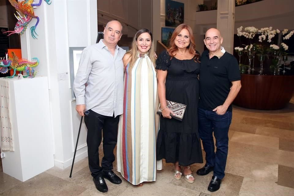 Ricardo Saldaña, Alicia Pro, Verónica Torres y Humberto Dávalos