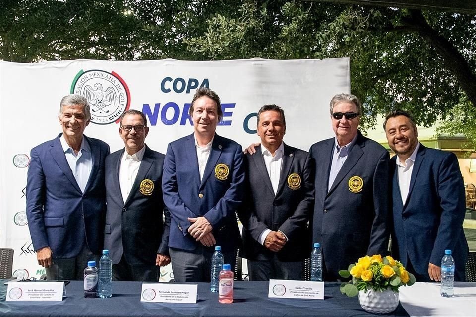 Luis Treviño, José Manuel González,, Fernando Lemmen Meyer, Carlos Treviño, Jorge Junco y Genaro Ibarra