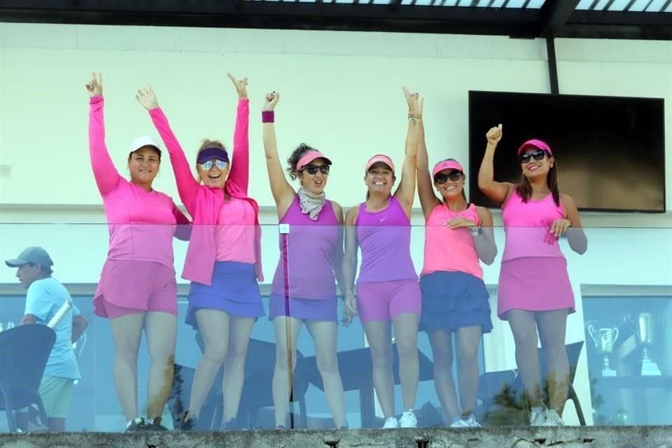 Gaby Zolezi, Josefina Hinojosa, Marisa Tamez, Lily Anduaga, Adriana Lucio y Sandra Mora