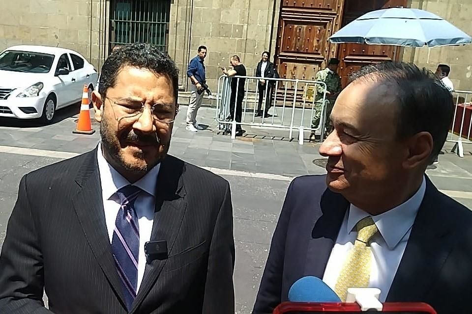 Martí Batres y Alfonso Durazo.