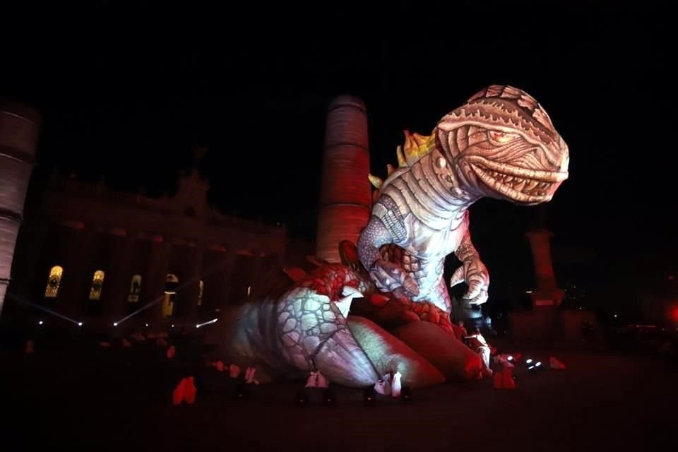 El Tiranosaurio Rex fue el que más impactó a los asistentes al festival.