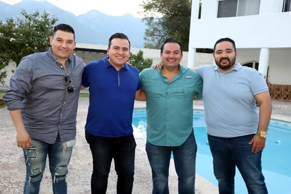 Ignacio Fuentes, Javier Tamez, Ulises Fuentes y Humberto Fuentes