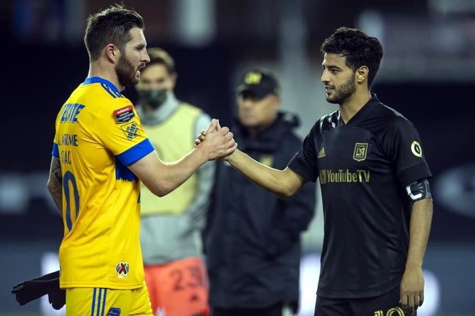 Carlos Vela se enfrentó a los Tigres en la Final de la Concachampions 2020.