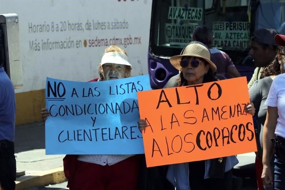 En septiembre pasado, vecinos de al menos cinco colonias de Coyoacán se manifestaron para denunciar que la Alcaldía da un mal manejo a dichos recursos.