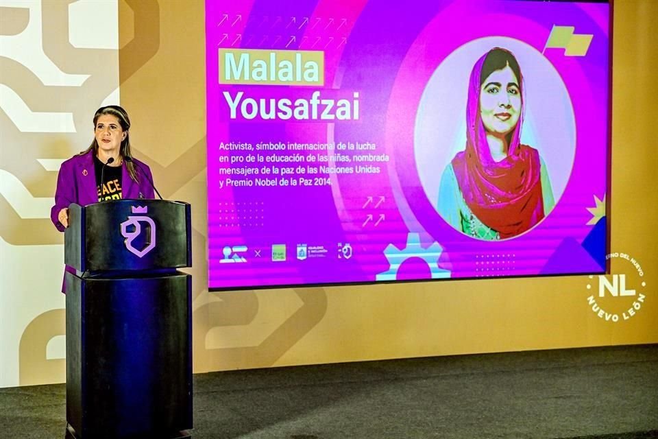 Martha Herrera, Secretaria de Igualdad e Inclusión estatal, anunció la Cumbre y la visita de la Nobel de la Paz.