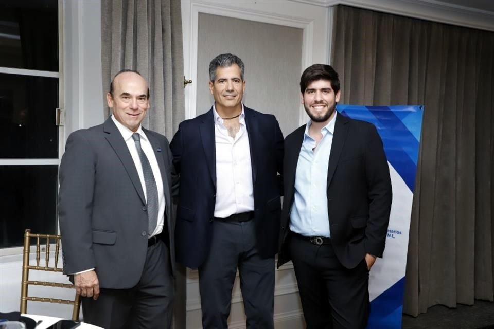 Gerardo Gutiérrez, Rodrigo de la Peña y Juan Pablo Cuevas