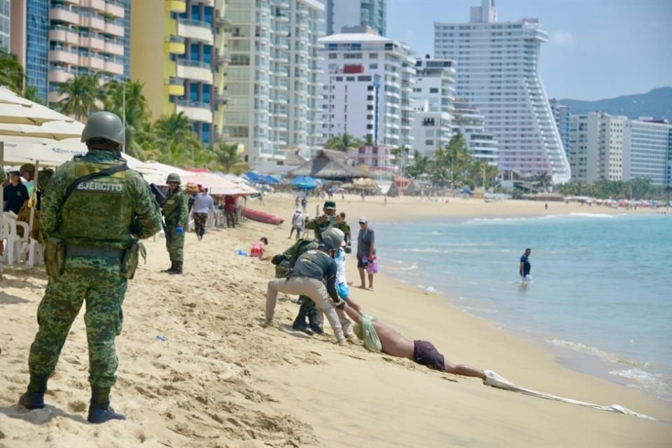 El cadáver fue hallado en Playa Papagayo.