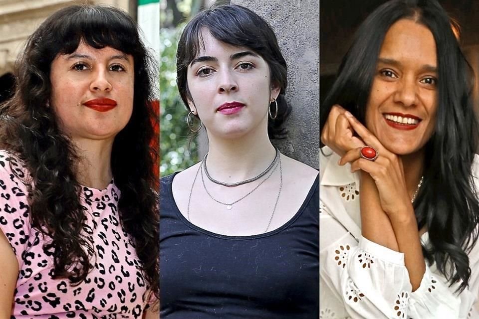 De izquierda a derecha: Didí Gutiérrez, Aura García-Junco y Alma Delia Murillo.