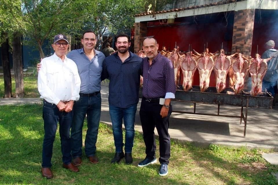 Jaime Tamez Fidalgo, Alberto Tamez Garza, Alberto Tamez Chapa y Jorge Alberto Guajardo García